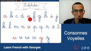 Learn the french alphabet consonants and vowels [upl. by Feune46]