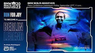 Livestream BMW BERLINMARATHON Press Conference Friday September 22nd 11 am [upl. by Shult659]