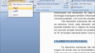 Como fazer um sumário automático e numerar as páginas [upl. by Noraj]