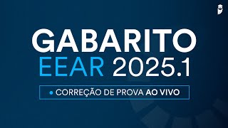 Gabarito Escola de Especialistas de Aeronáutica  EEAR 20251 correção de prova ao vivo [upl. by Azaria]