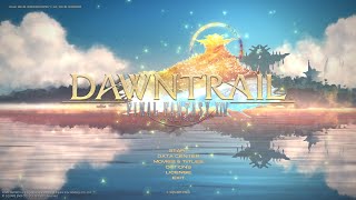 Dawntrail Title Screen  Final Fantasy XIV [upl. by Inirt872]