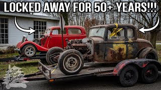 Forgotten Hot Rods Found After 50 Years  1932 Ford amp 1934 Ford [upl. by Leafar]