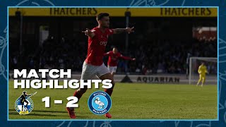 HIGHLIGHTS  Bristol Rovers 1  2 Wycombe [upl. by Marcille]