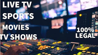 Live Tv With Sports Movies And More 100 LEGAL [upl. by Yentnuoc]