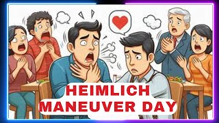 Heimlich Maneuver Day June 1st  Save a Life in Seconds Master the Heimlich Maneuver Now [upl. by Siana453]