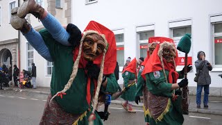 Fasnet Narrensprung in Lauingen Teil1 [upl. by Nine736]