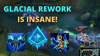 GLACIAL AUGMENT IS BACK ON S12  Ahri Gameplay Support PBE [upl. by Nicoli834]