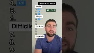 Quiz de calcul mental ✖️➗ [upl. by Edgell]