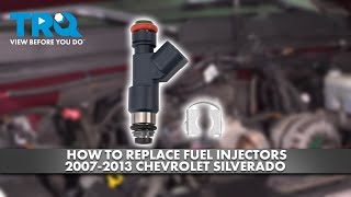 How to Replace Fuel Injector 20072013 Chevrolet Silverado 1500 [upl. by Currey]