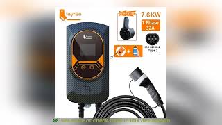 ✔️feyree EV Charging Station 32A Electric Vehicle Car Charger EVSE Wallb [upl. by Buckie]