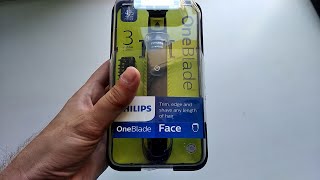 Триммер Philips OneBlade  ОБЗОР РАСПАКОВКА И БРИТЬЕ [upl. by Wane]