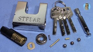 picking 653 STELAR disc detainer Lock  fun while exploring how disc detainers work [upl. by Nunciata]