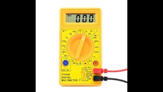 digital multimeter How to check 4558 ic with 4558 ic Testing  4558 [upl. by Drawets510]