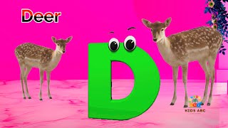 A For Ant B For Butterfly  Alphabets Phonics song for toddlers  Phonics Song preschoollearning [upl. by Nevetse830]