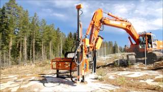 ExcaDrill T301A Line Drill [upl. by Llimaj]