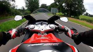 2022 Aprilia RS4 125 Walkaround amp Test Ride [upl. by Yltnerb]