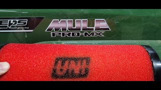 Mule Pro MX Uni Air filter fitment [upl. by Marguerie]