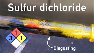 Synthesizing Sulfur Dichloride A Noxious Liquid That You DONT WANT  Thionyl Chloride Part 1 [upl. by Lien796]