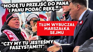 Nie chciał podać ręki Hołowni Marszałek opublikował film [upl. by Adnohsed]