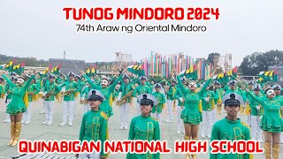 Tunog Mindoro 2024  Quinabigan National High School Brass Band of Pinamalayan Oriental Mindoro [upl. by Nosnarb]