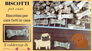 BISCOTTI PER CANI  fatti in casa con semini e formaggio [upl. by Ellmyer]