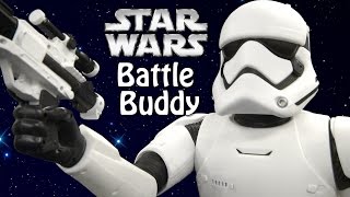 Star Wars First Order Stormtrooper Battle Buddy from Jakks Pacific [upl. by Solrac]