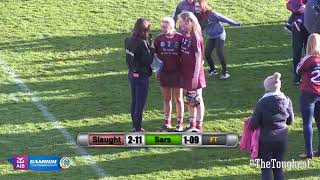 AIB AllIreland Senior Camogie Club Final Highlights  Slaughtneil vs Sarsfields [upl. by Nagah472]