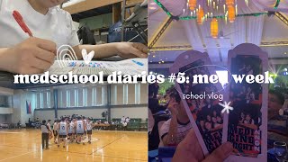 ⚕️FEUNRMF MED⚕️ 👩‍⚕️ MED WEEK 🎉 medschool vlog  audrey a [upl. by Wendt]