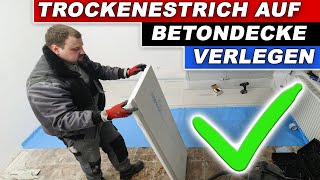 Trockenestrich selbst verlegen👉 Fermacell Trockenestrich 🛠 Neuer Fußboden in meinem Atelier Teil 1 [upl. by New]