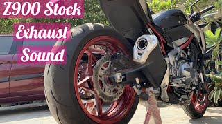 Z900 2019 STOCK EXHAUST SOUND  USE HEADPHONES [upl. by Silvester619]