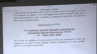 Harilalji Explains the Om Tryambakam or Maha Mrtyunjaya Mantra [upl. by Mathian983]