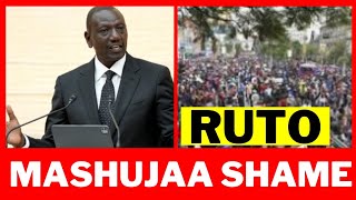 Breaking Irate Nyeri Residents Storm Out Of Rutos Mashujaa Day Speech [upl. by Eigroeg]