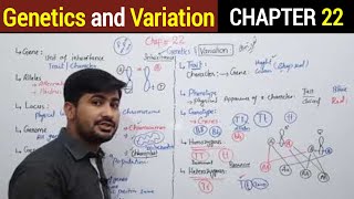 221 Variation and genetics basic definitions of genetics  Fsc Biology class12 [upl. by Galliett]