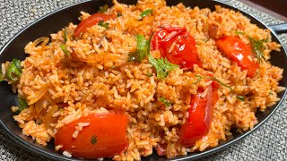 Tomato Fried Rice Recipe  Tomato Rice  Tomato Pulao  Easy Breakfast Recipe [upl. by Ajssatan]