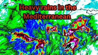 Forecast for Europe 2510  3110 heavy rains in the Mediterranean amp systems in northern Europe [upl. by Annayar]