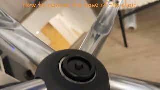 How to remove the base of the chair easily  No effort [upl. by Eade]