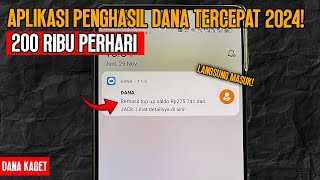 APK PENGHASIL DANA TERCEPAT 2024 CARA MENGHASILKAN UANG DARI INTERNET [upl. by Moorefield]