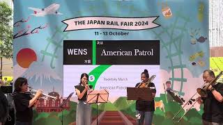 Wind Ensemble Nippon Singapore WENS  The Japan Rail Fair 2024  Urban Park  Guoco Tower [upl. by Aihsak921]