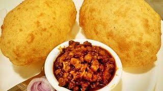 Chole Bhature  Bhatura recipe with quick Chole Masala [upl. by Calabresi]