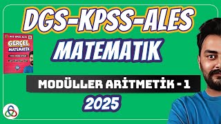 Modüller Aritmetik  1 Video  DGSKPSSALES Matematik  2025 [upl. by Josephine255]