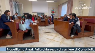 Progettiamo Angri quotfatta chiarezza su cantiere di Corso Italiaquot [upl. by Norrahs62]