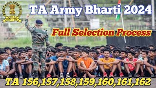 TA Army Selection Process 2024 ll TA Army Full Selection Process ll Full Selection Process 202425 [upl. by Eleanora650]