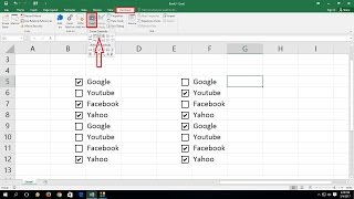 How to Add Check Boxes In MS Excel Sheet Easy [upl. by Naarah]