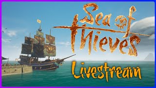 Adventuring Around With Friends On BRIG GLIMBO  Sea Of Thieves  Livestream [upl. by Ahsenra]