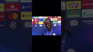 KANTE THANK YOU 😂viral football subscribe hopeyoulikeit kante chelsea [upl. by Animar]