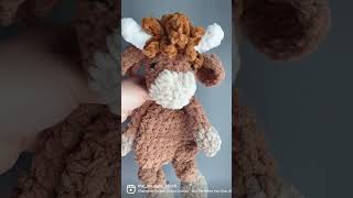 Crochet highland cow lovey [upl. by Anem899]