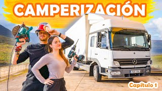 🛠️ Empieza la CAMPERIZACIÓN de nuestro CAMIÓN CAMPER 🚚😵 Vivir en ruta  Capítulo 1 [upl. by Colombi]