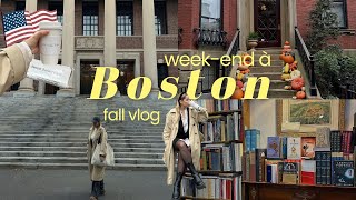 Le weekend d’automne parfait ☕️🤎 l Boston vlog 🇺🇸 [upl. by Auehsoj819]