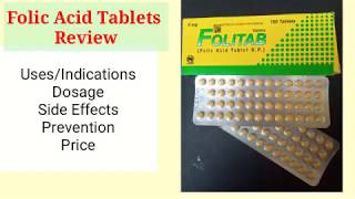 Folic Acid Tablets  Folitab Review  Uses Dosage Side Effects  Anaemia Treatment Medicines [upl. by Castra]