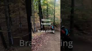 Downhill Brake slide at the GNCC Ironman Crawfordsville dirtbike gnccracing gncc epic [upl. by Ecal]